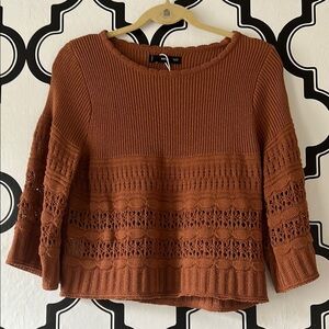 Rust Knit Sweater